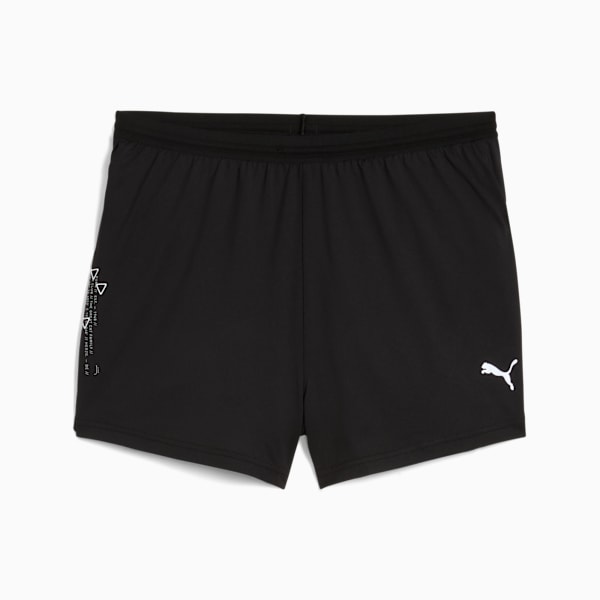 Knit 3" Split Running Shorts Men, PUMA Black, extralarge